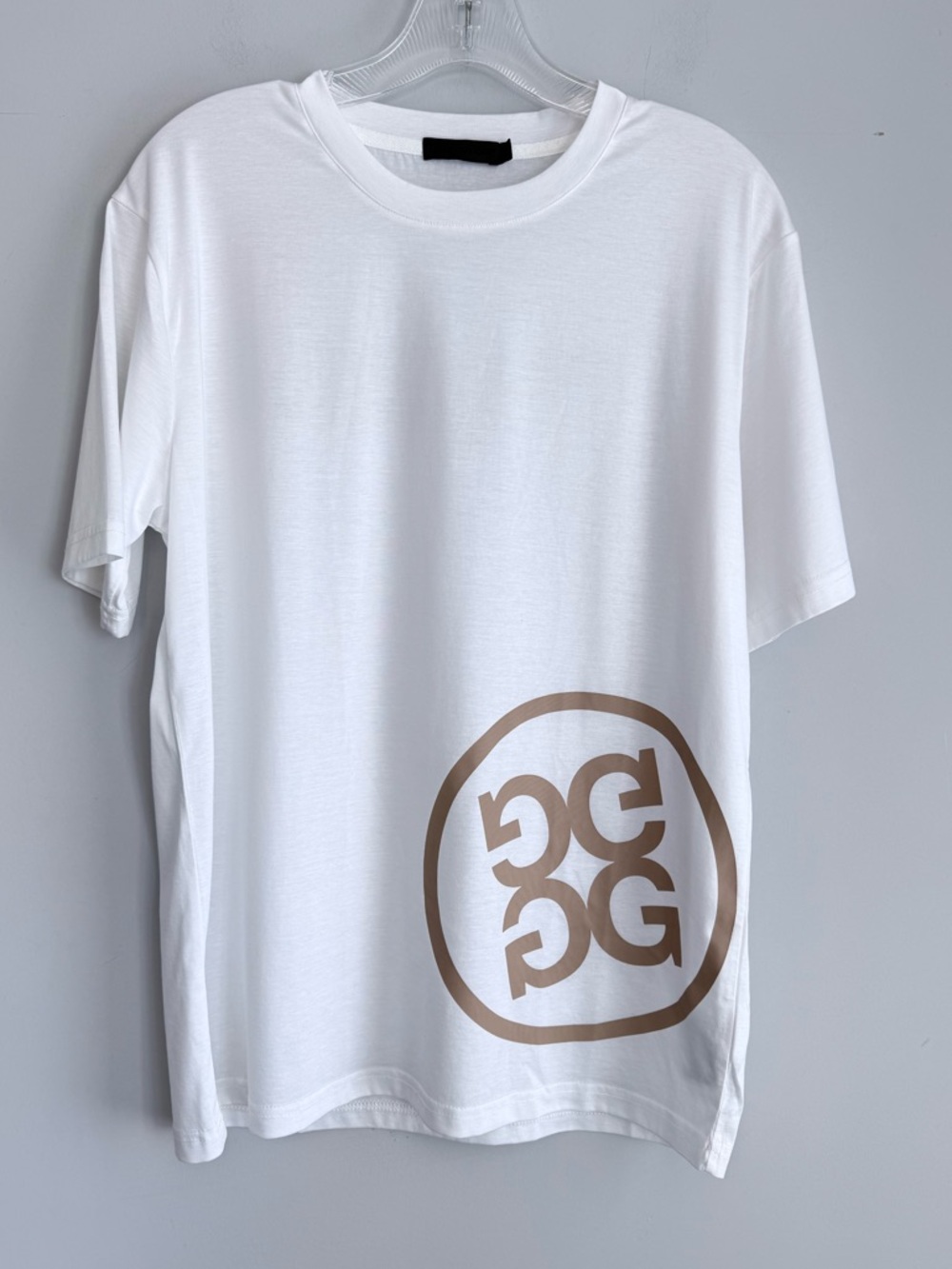G/FORE Circle Gs Performance Golf Tee White L NWOT Skull No 1 Cares Graphic - Picture 6 of 15